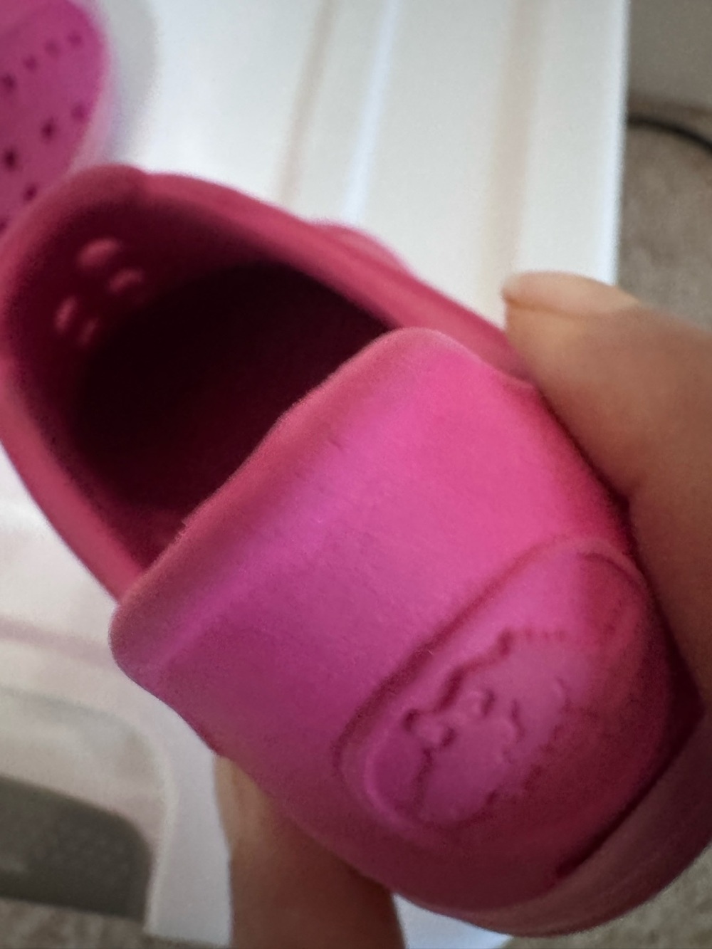 CROCS Bump It Clog Kids Lightweight Two Tone Pink Slip-On C6 /toddler baby - Picture 6 of 8